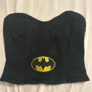Batman Denim Top from Stradivarius Size Small